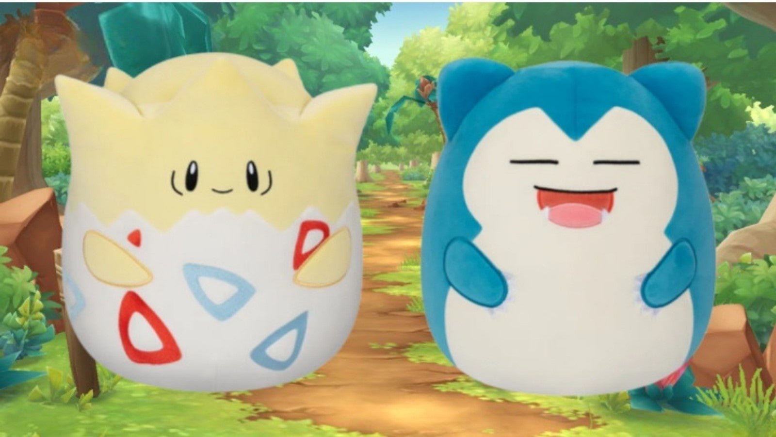 Pokemon Squishmallows - Pokemon Center Exclusive - Snorlax & Togepi Set
