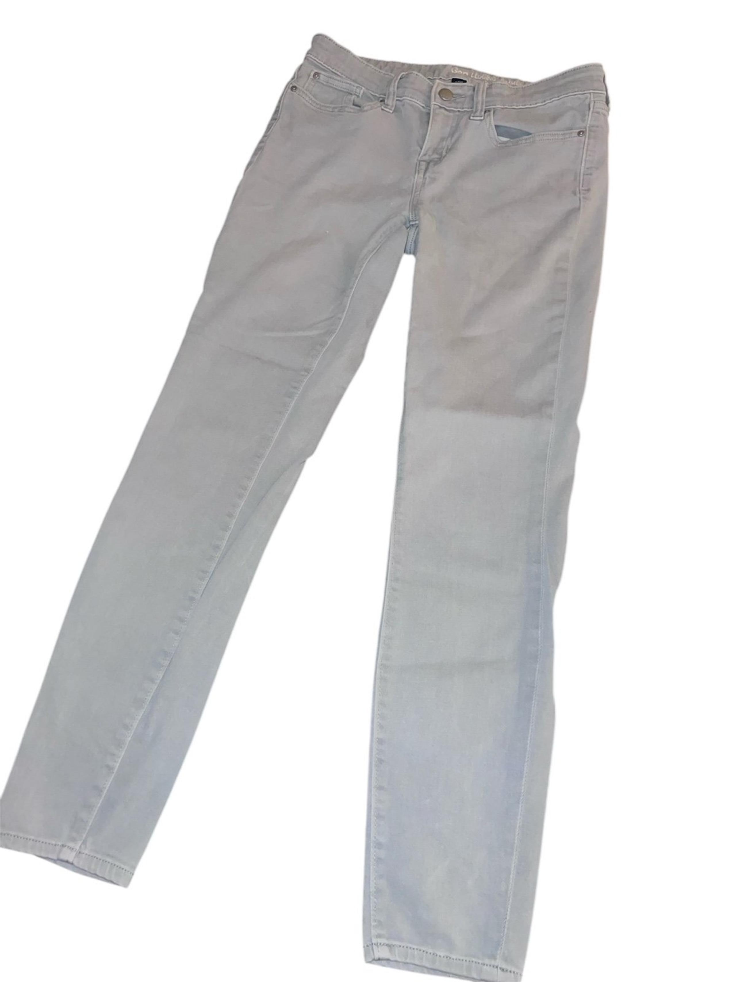 gap leggings skinny jean size 4/27 light/cool wash