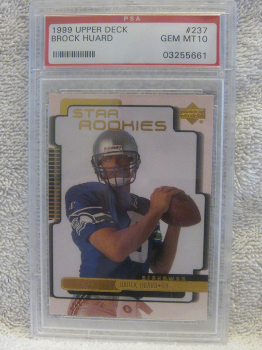 1999 Upper Deck Star Rookies Brock Huard UD Excellence #237 PSA 10 Seahawks