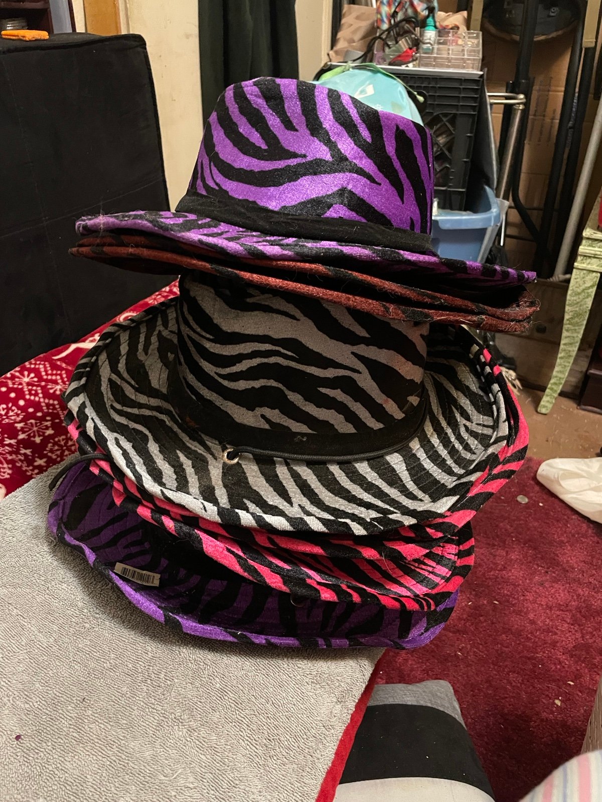 Neon cowboy hats