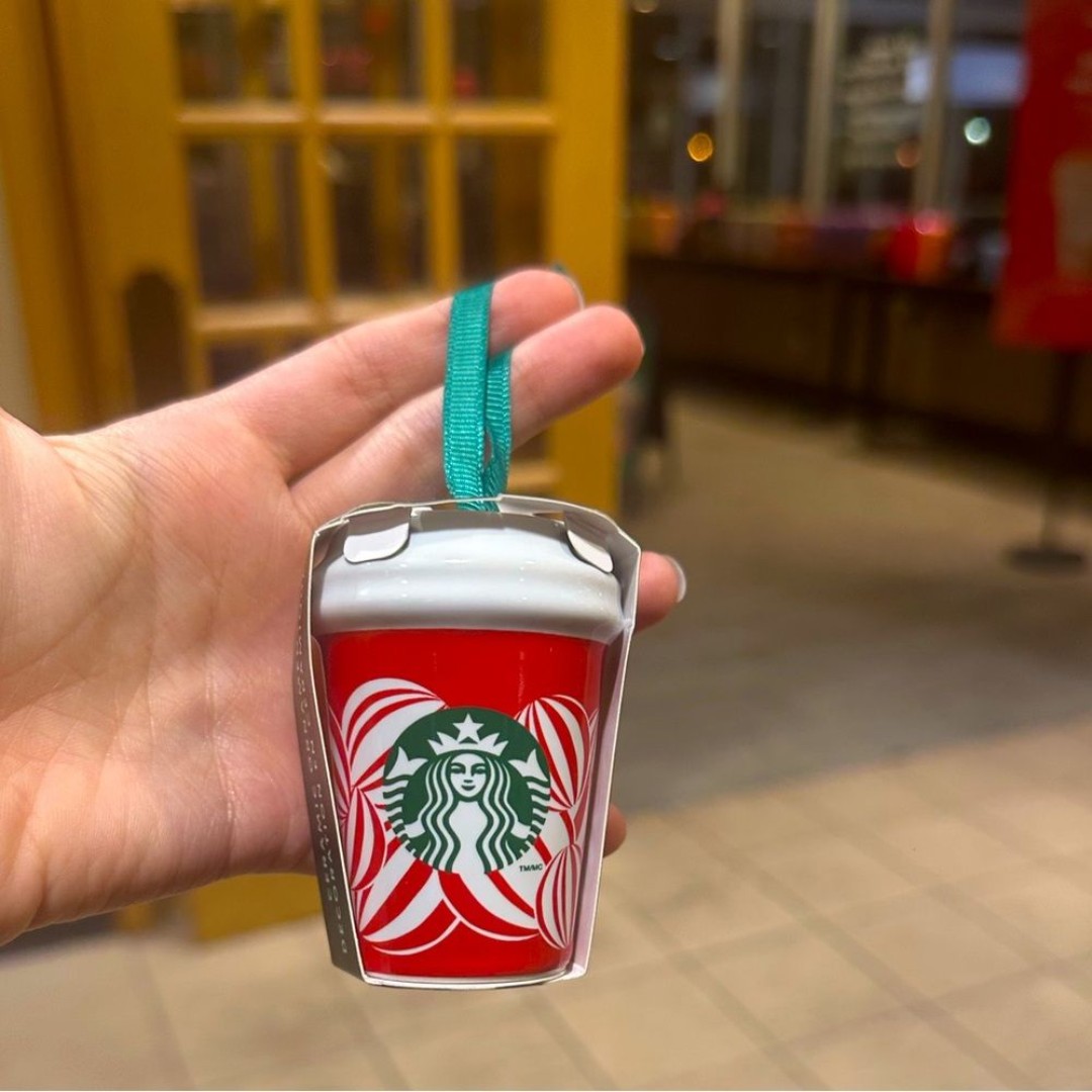 JUST RELEASED! Starbucks 2024 Holidays Christmas Ceramic Ornament!
