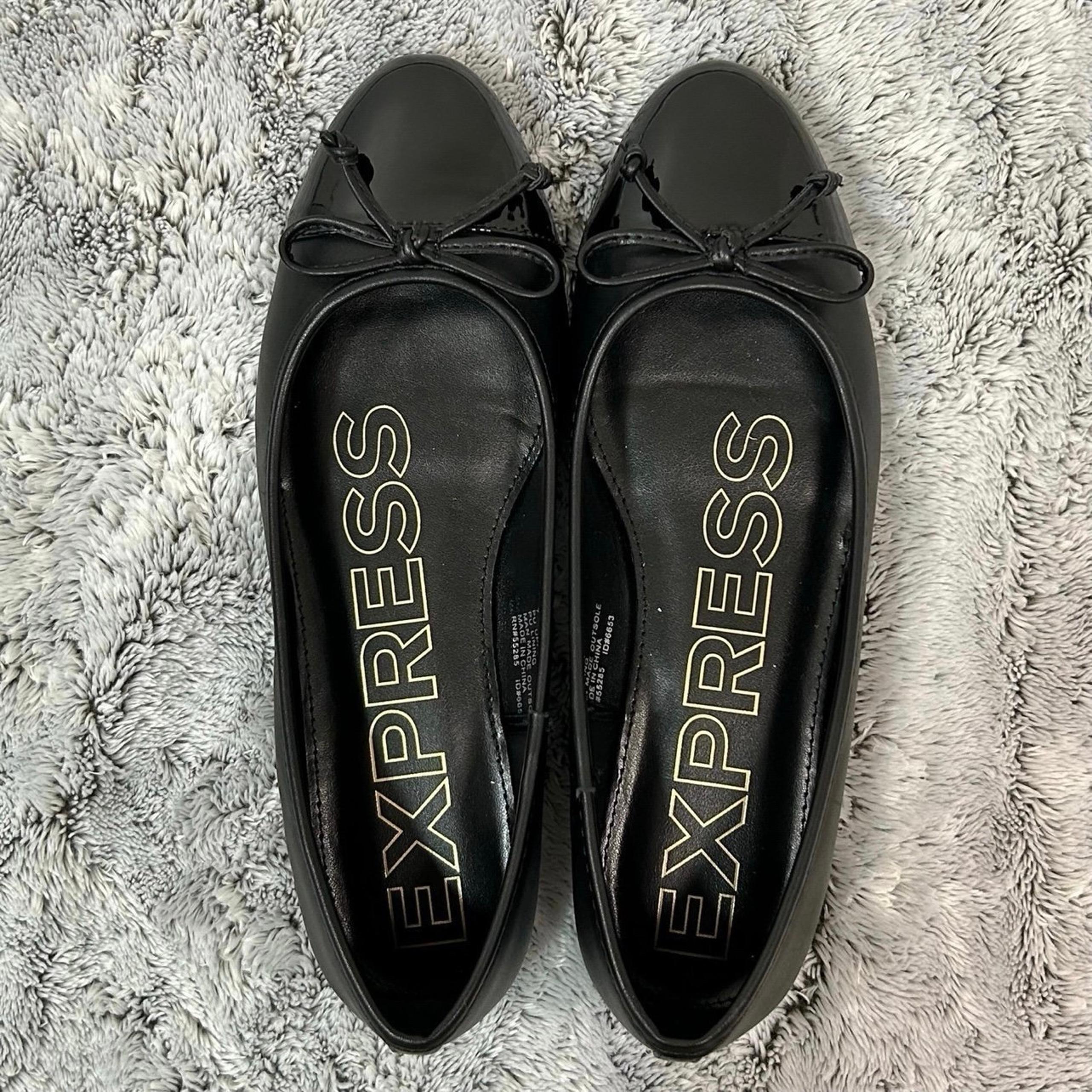 Express Black Ballet Flats