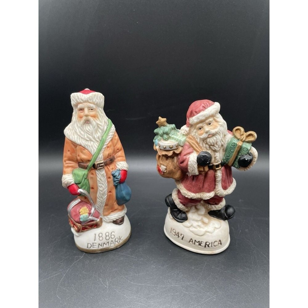Antique Santas Around The World 1947 America, 1886 Denmark