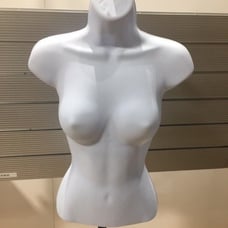 4PK- Female Body Mannequin Form Waist White(Reference#_XS157)