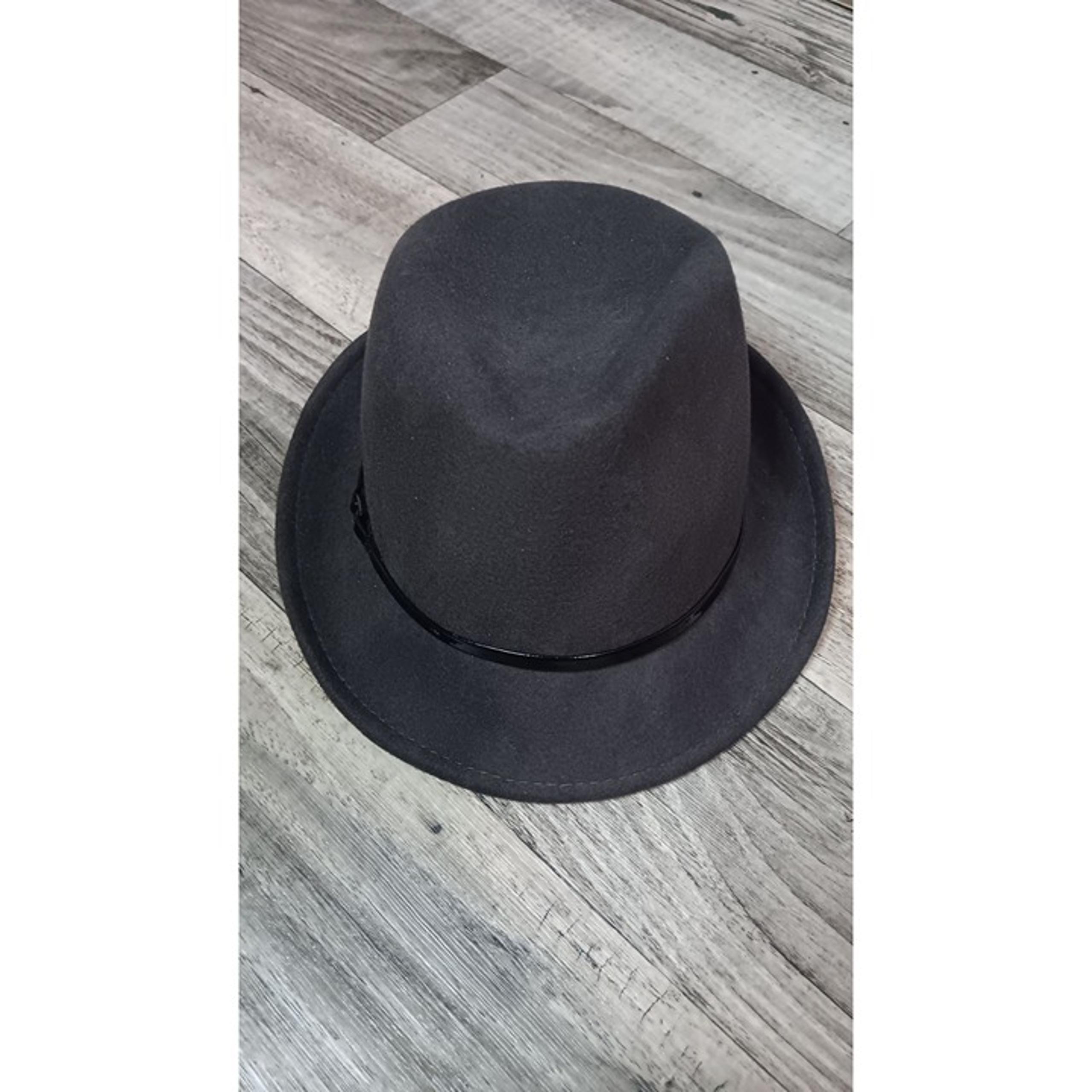 Scala Collections Grey Wool Classic Unisex  One Size Business Event Fedora Hat