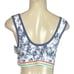 Lucky Brand +2X Tie-Dye-White Removable Pads Rainbow Striped Comfort Bras-2-Pk
