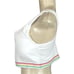 Lucky Brand +2X Tie-Dye-White Removable Pads Rainbow Striped Comfort Bras-2-Pk