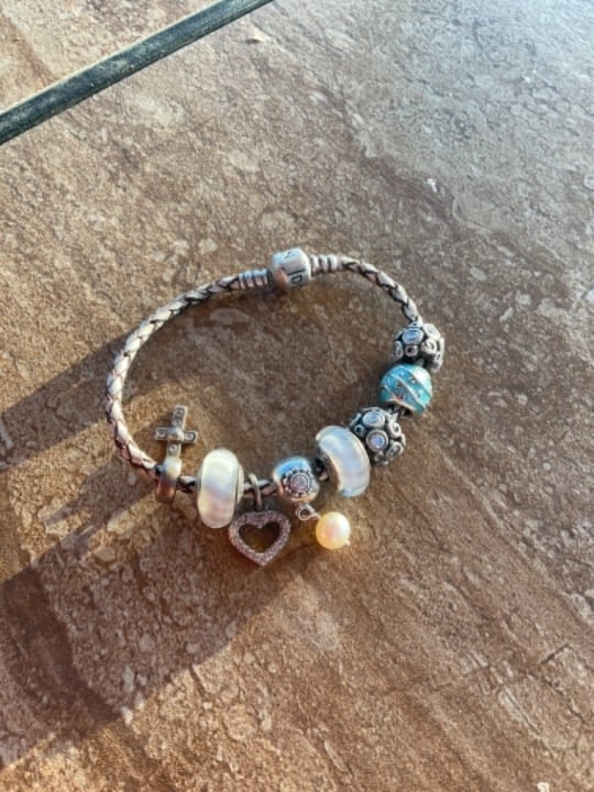 Pandora bracelet and charms