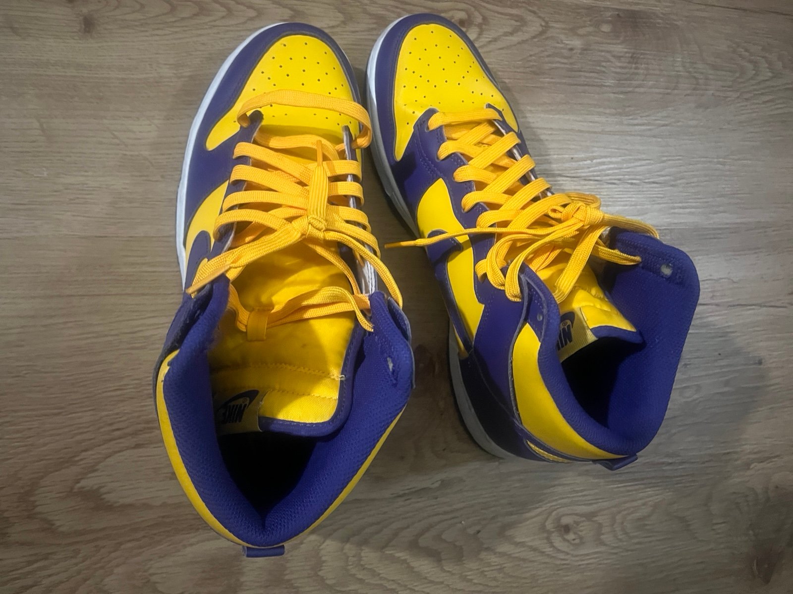 Nike Dunk High Lakers: Men’s Size 10.5