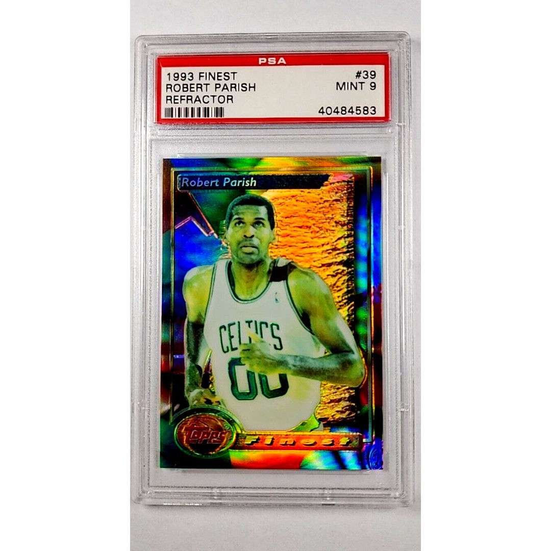 1993 1993-94 Topps Finest Refractor #39 Robert Parish HOF PSA 9 *Only 7 Higher*