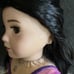 American girl doll with sugar plum fairy outfit set