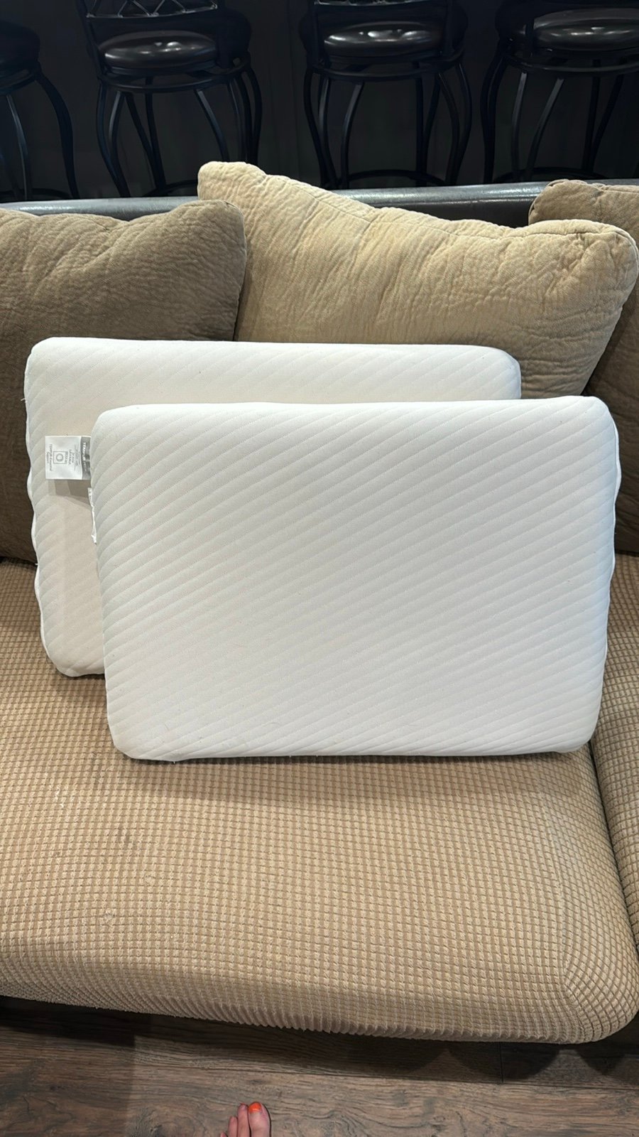 (2) Tempur-Pedic Essential Support Pillows