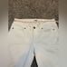 Paige White Verdugo Crop Low Rise Raw Hem Jeans 27