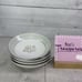 Grant Crest Fine China NOCTURNE Flowers Leaves Fruit Dessert Sauce Bowls Set 4