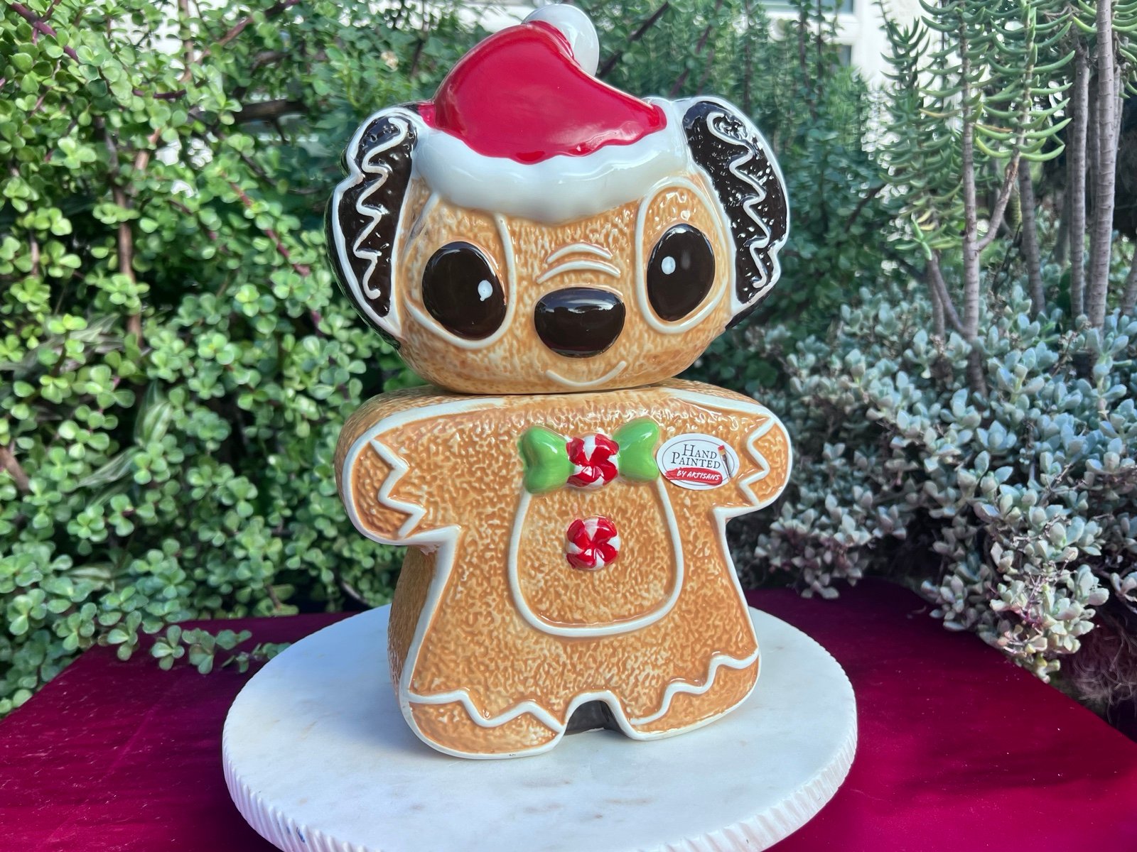 Disney Stitch Gingerbread Cookie Jar