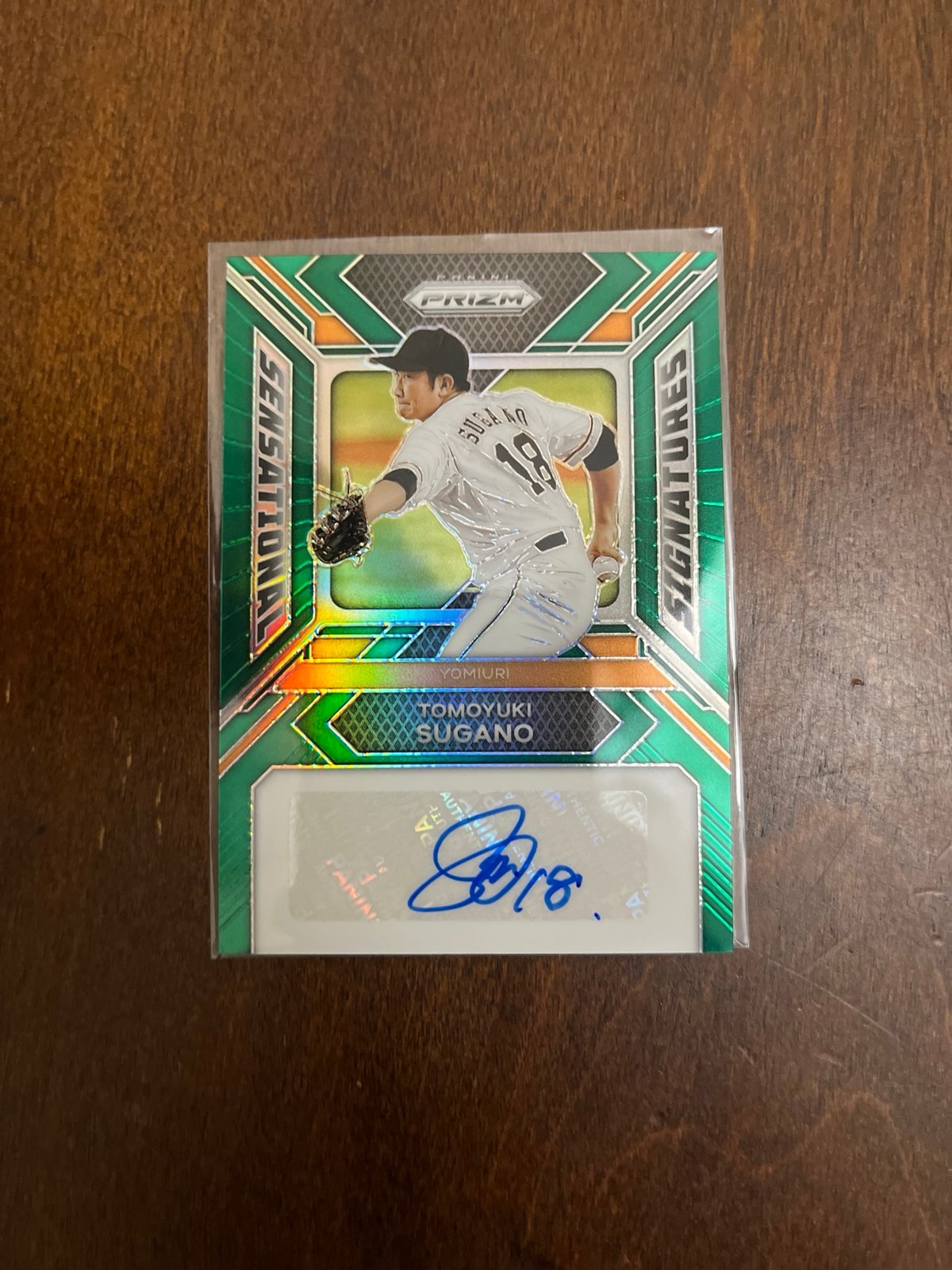 Prizm tomoyuki sugano autographs
