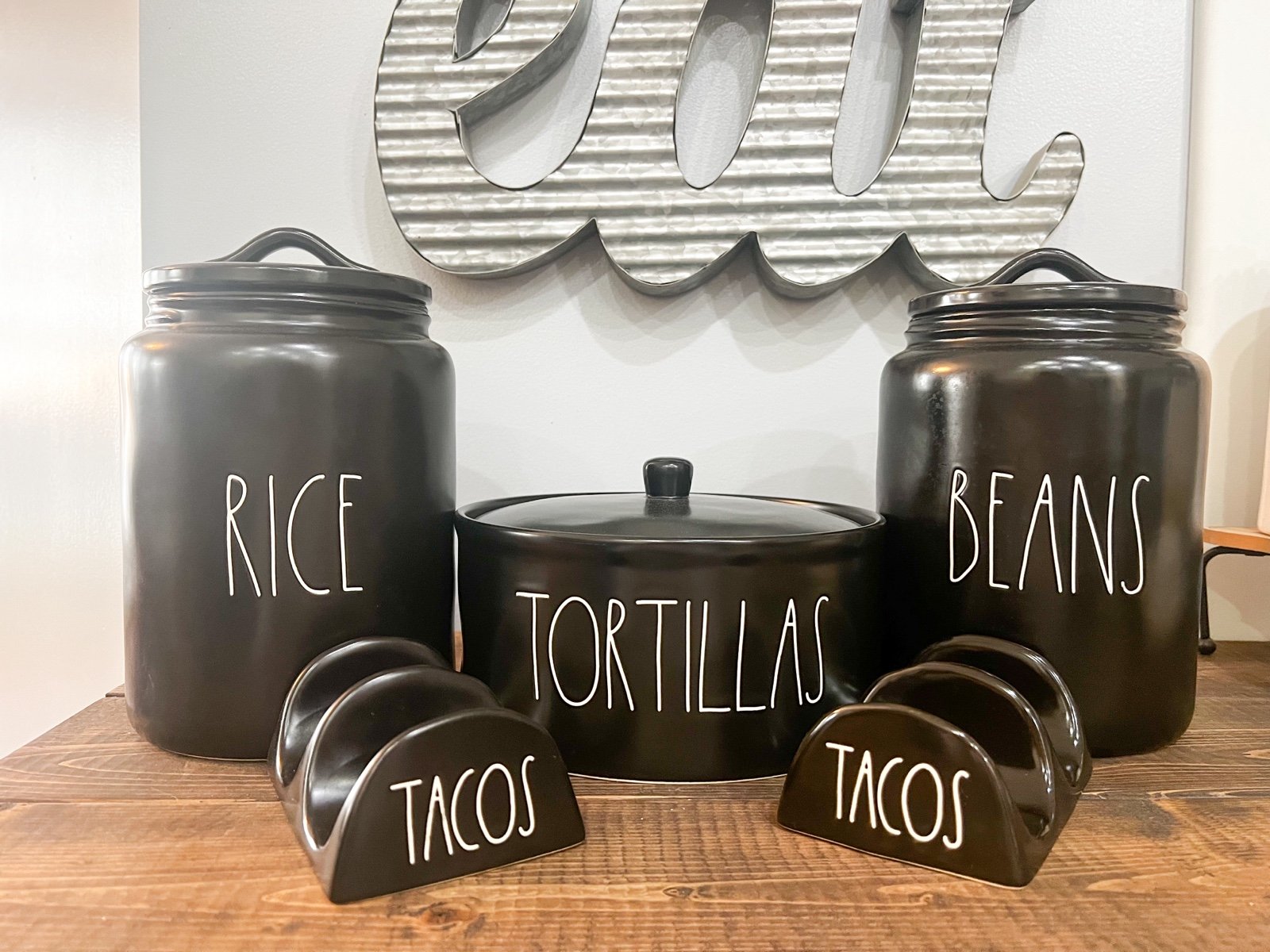 5pc Rae Dunn Taco Night