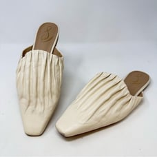 Sam Edelman Cecilia Leather Mule Ivory Size 11