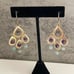 Banana Republic Sterling Silver Vermeil Amethyst Gemstone Chandelier Earrings