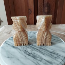 Marble bookends