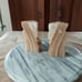 Marble bookends