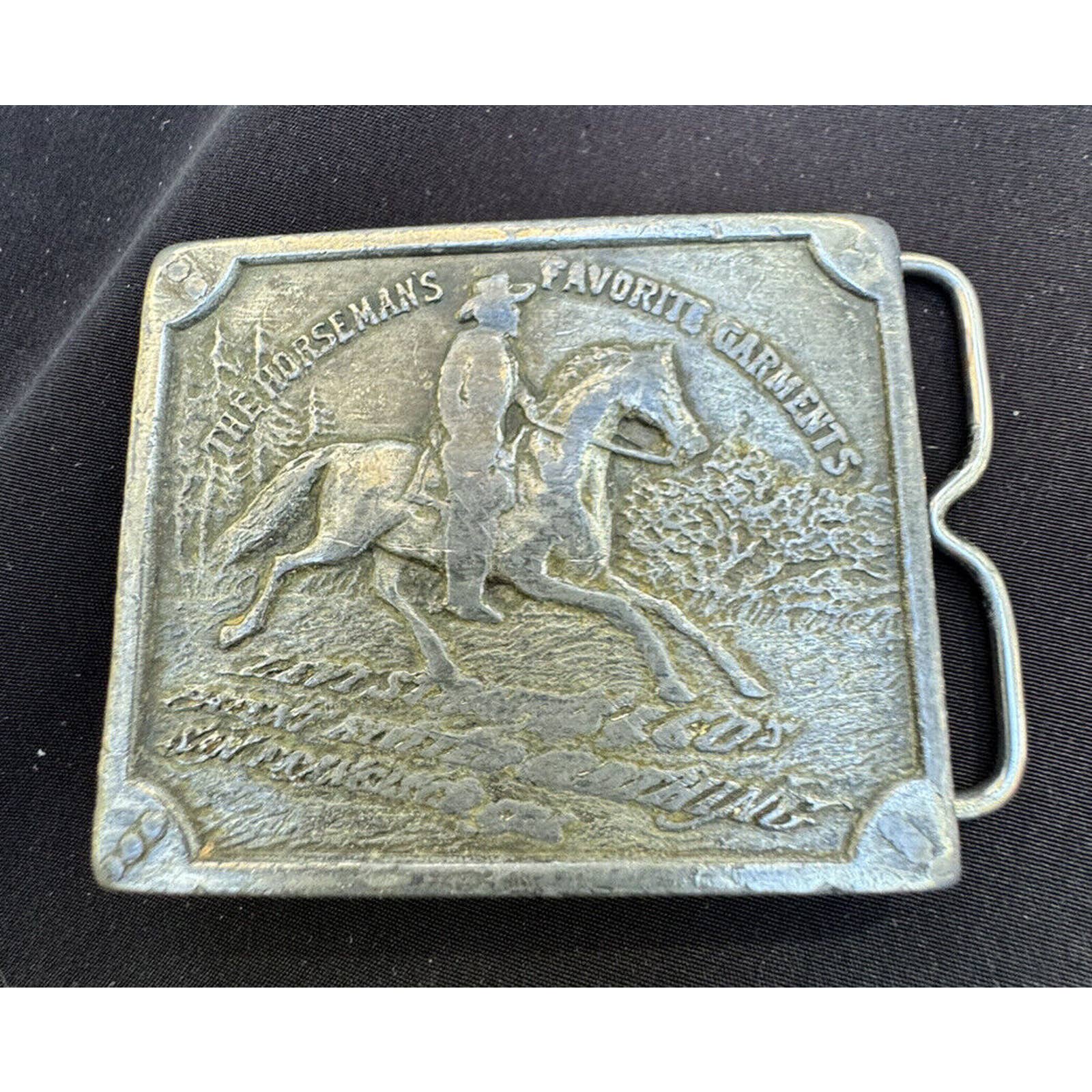 VTG Levi Strauss & Co The Horseman’s Favorite Garments 1976 Bergamot Belt Buckle