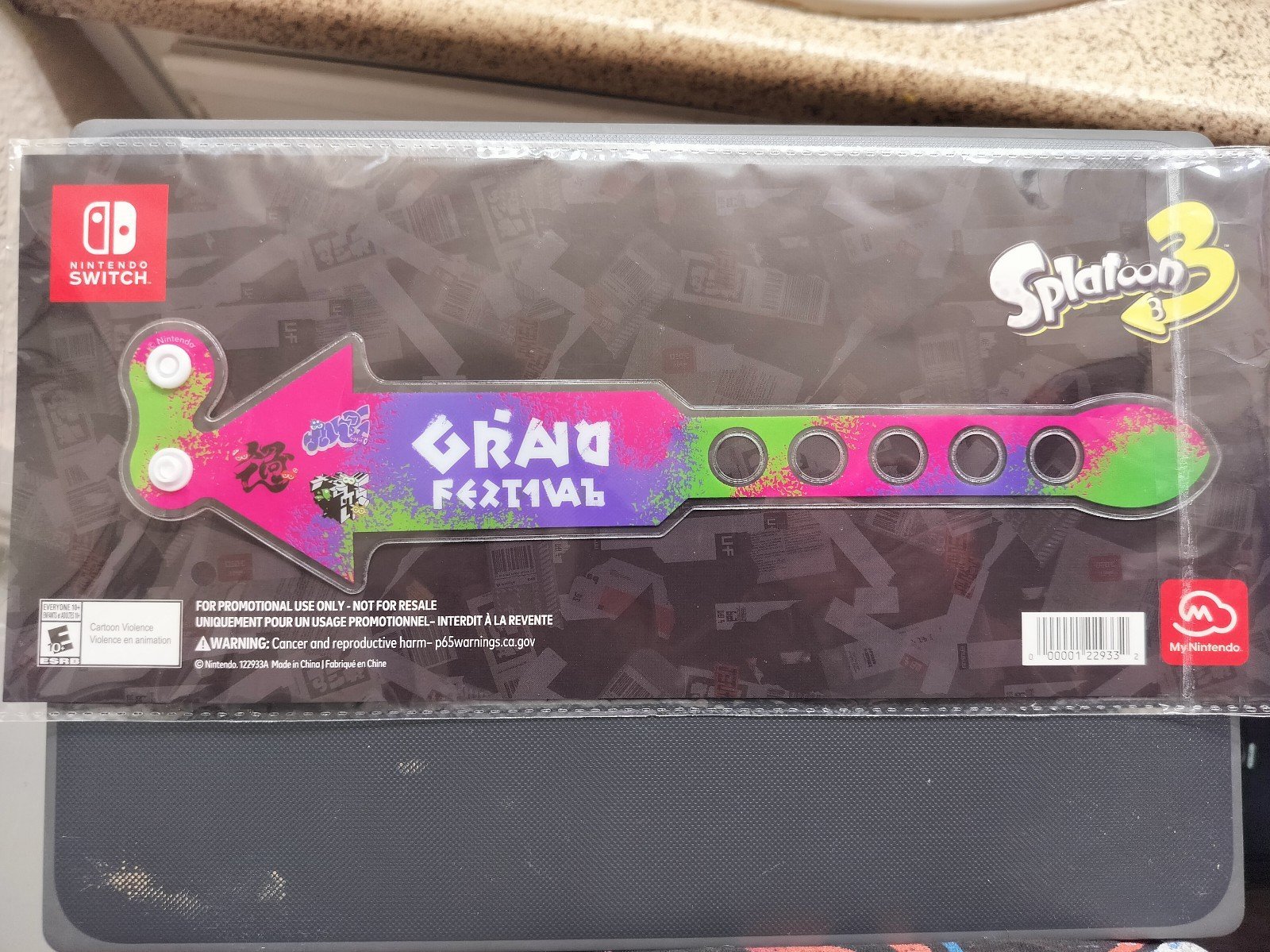Splatoon 3 Grand Festival Wristband My Nintendo switch new limited
