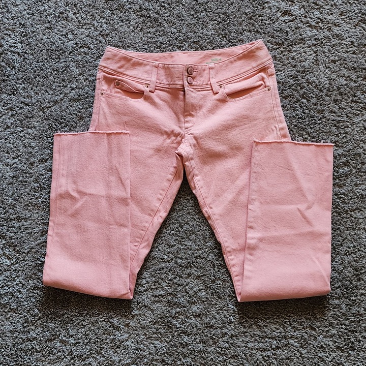 Lilly Pulitzer pink worth straight leg denim jeans 4