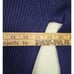Scots Glen Women's S Vneck Henley Sweater Royal Blue 100% Cashmere Button Wrist