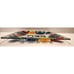 Peggy Karr Matzo Plate Jewish Fused Glass Pansies 10 Square Discontinued Boxed