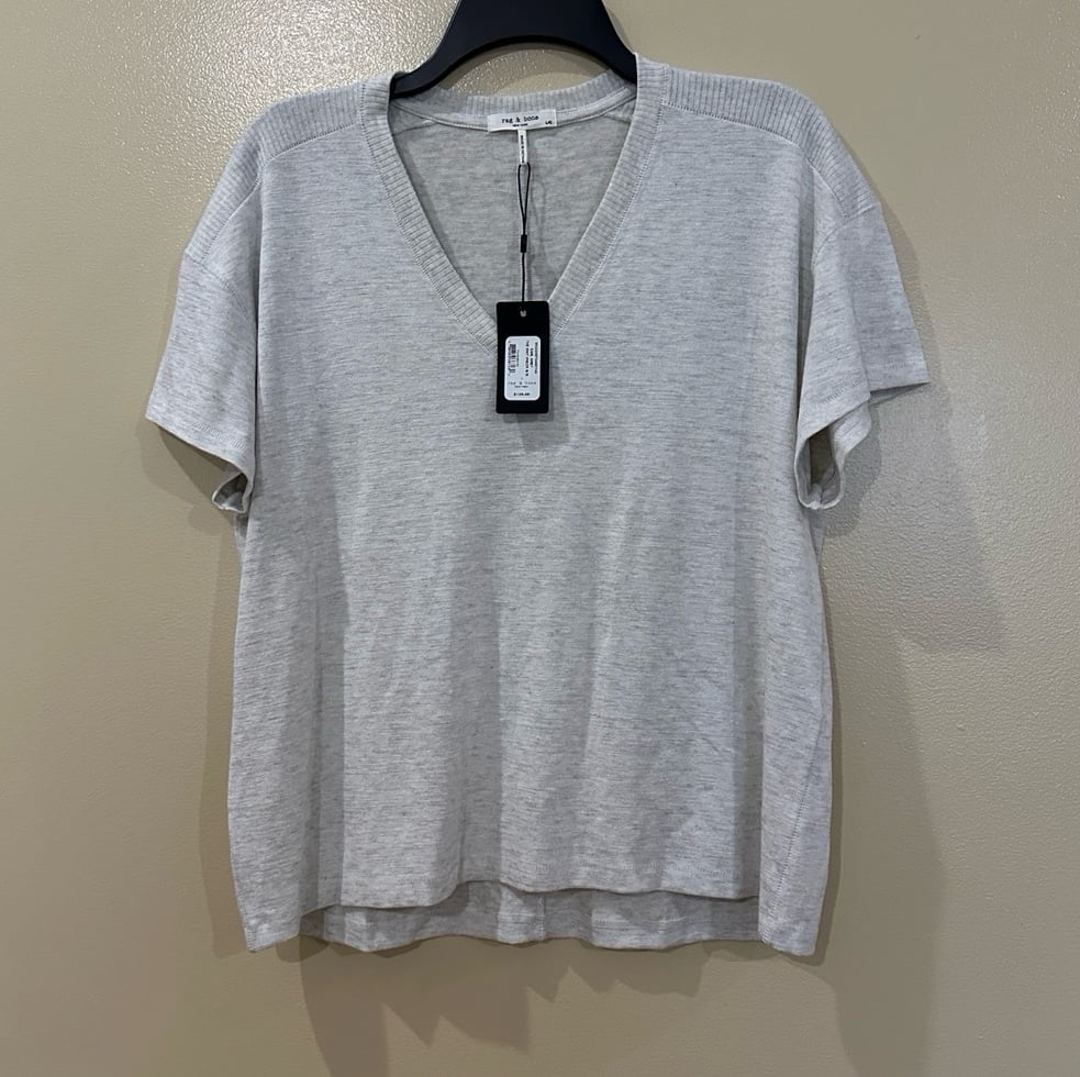 BNWT Rag & Bone ‘ The Knit V-Neck’ Top