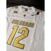 Travis Hunter #12 2024 Colorado Buffaloes Big 12 WHITE Game Jersey Small