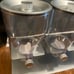Triple Canister Honey Can Do Cereal/Food/Dry Goods/Candy/Nuts/Oats