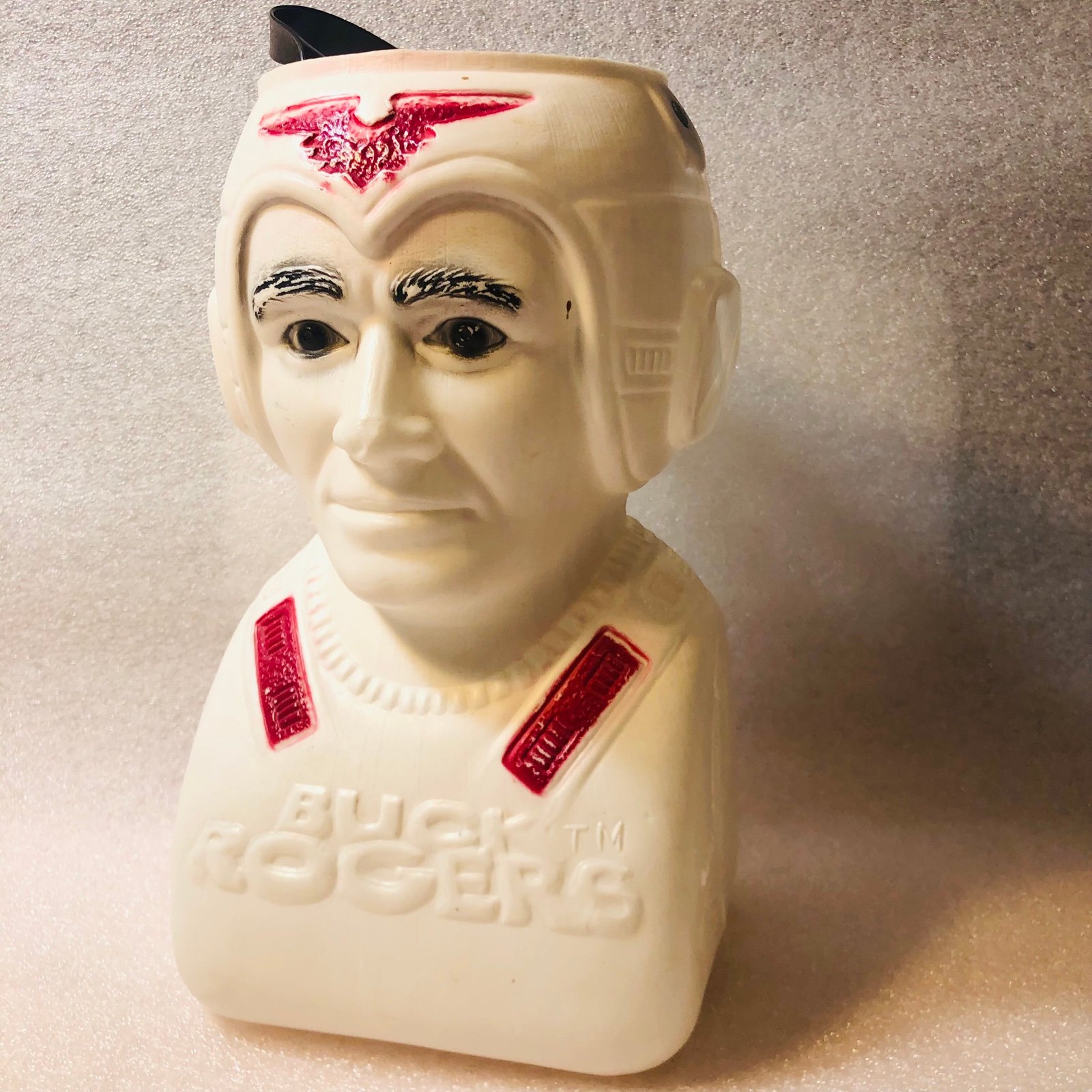 Vintage 1970s Halloween Buck Rogers Candy Bucket Space Sci-Fi Trick Or Treat