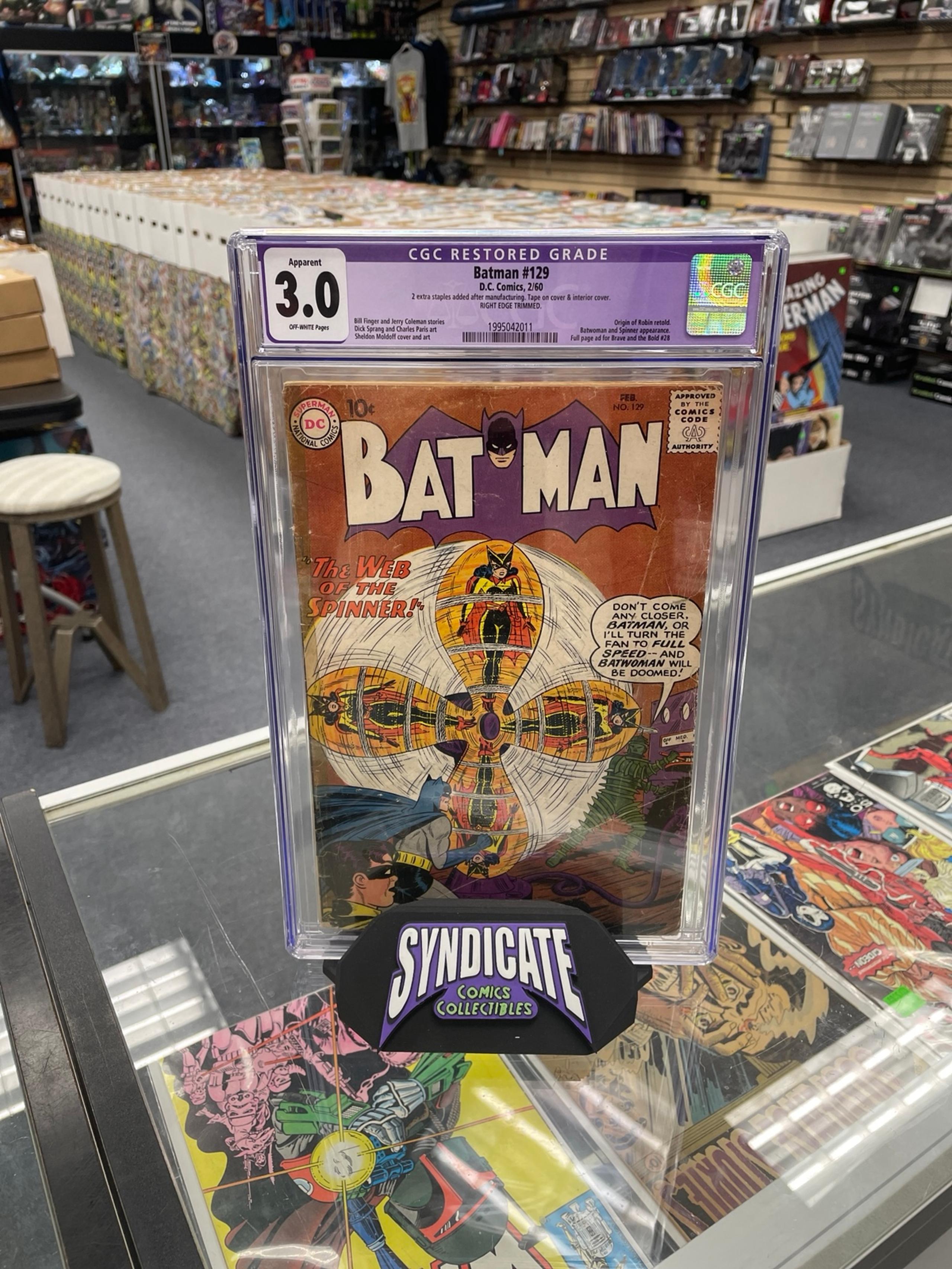 Batman #129 (CGC Restored 3.0) Silver Age