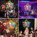 Good Vibes LED Neon Sign, Colorful Star Neon Sign for Wall Decoration 15.7x15.7