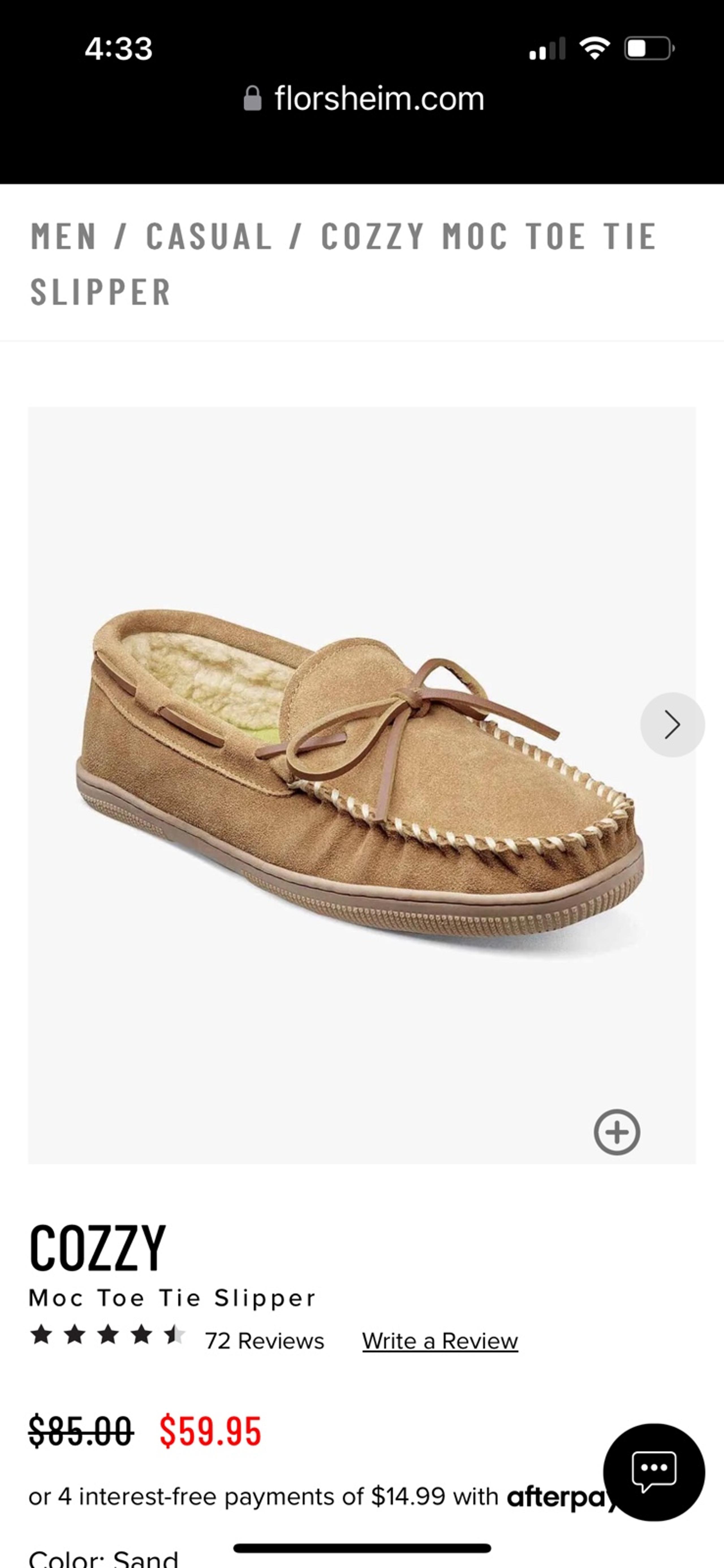 Florsheim Leather Tie Slipper