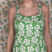 Holiday the label by Emma mulholland Maldives linen Hawaii lime dress medium
