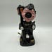 Vintage 1950's Tipsy Clown HOBO LAMP Big Red Nose Bulb Light Bar Man Cave 8 & 9