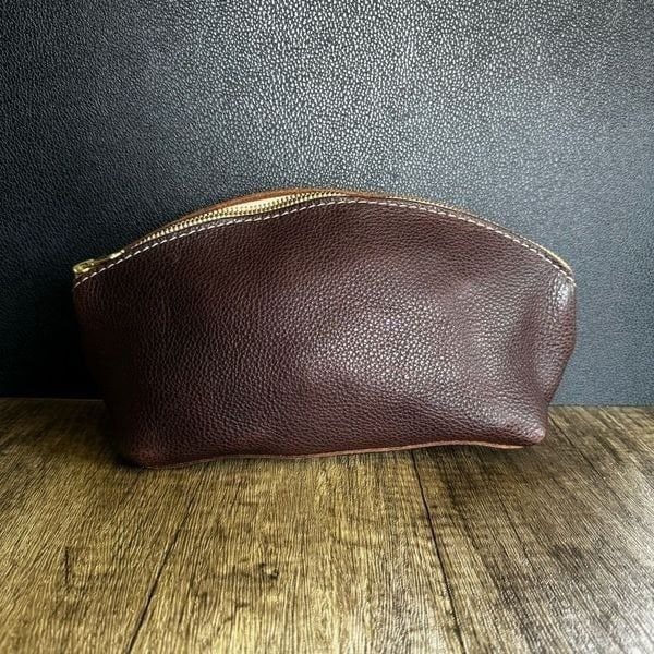 COLDBREW Total Eclipse Leather Makeup Bag Portland Leather FAST SHIP NEW