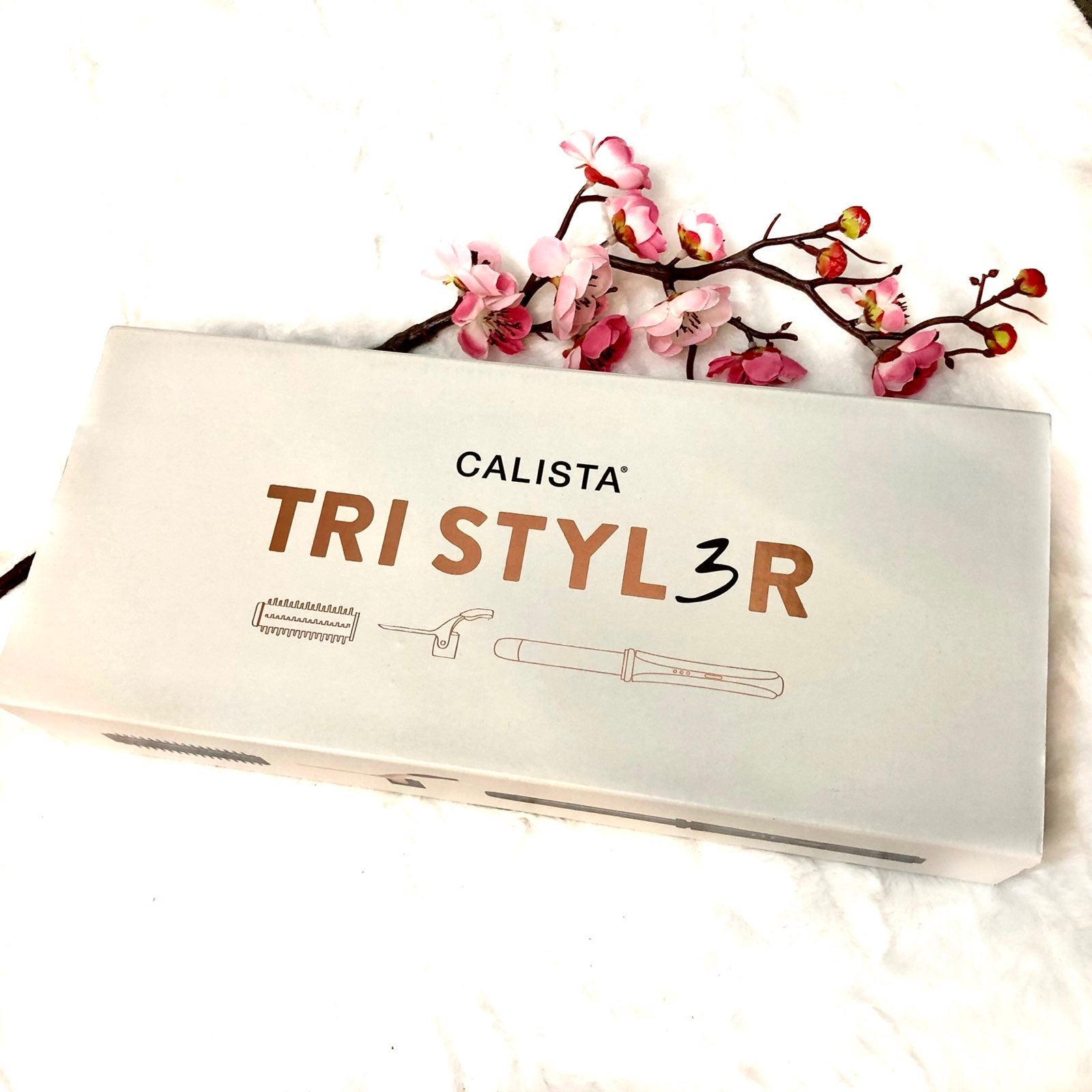 Calista Hair Wand/Curling Iron/Round Brush TriStyler NIB