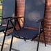 Patio Foldable Dining Chairs Set of 2