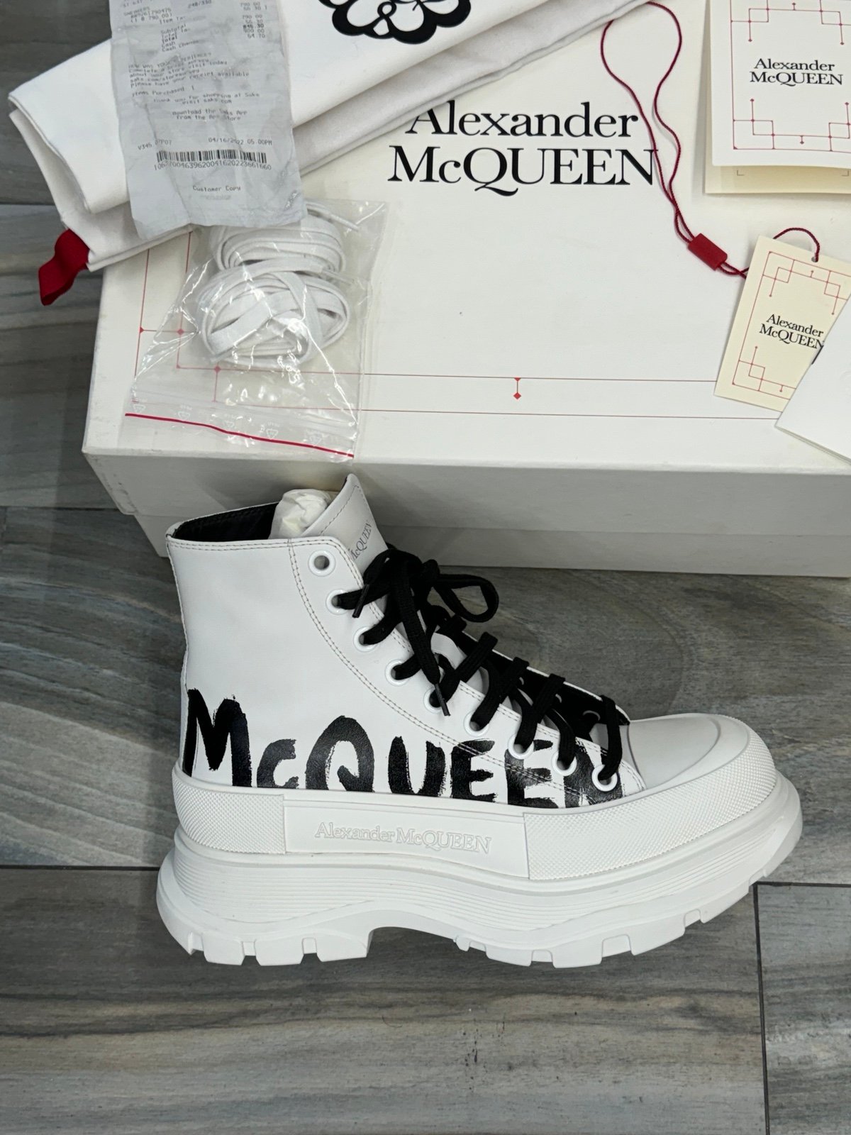 Alexander McQueen Tread Slick High-top Sneakers