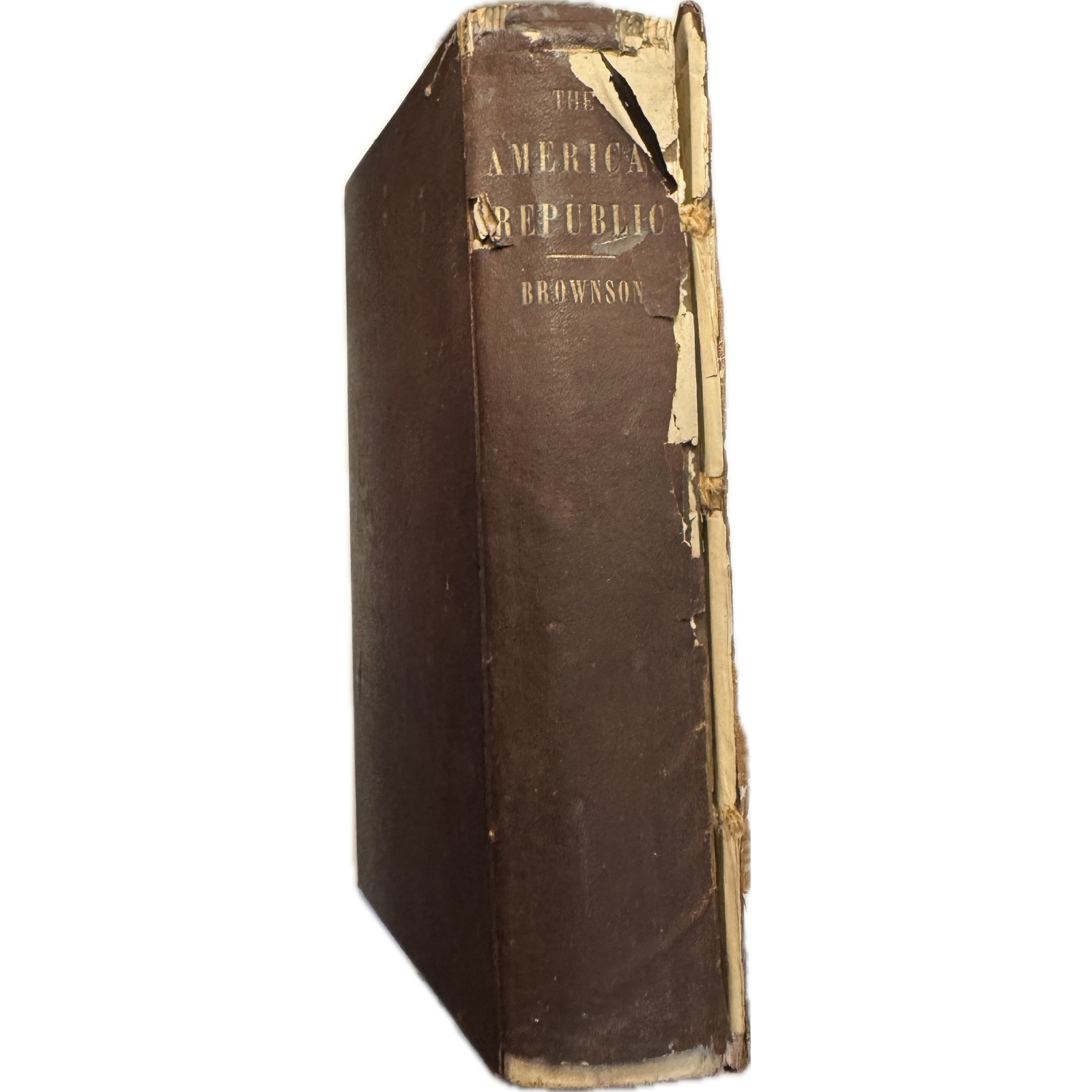 The American Republic (1866) O.A. Brownson – Ex Libris Louisiana Clergy