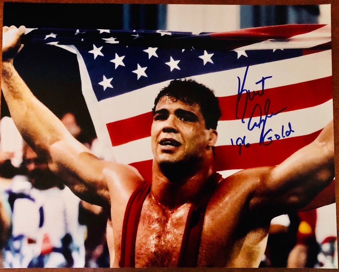 Kurt Angle Autographed Photo