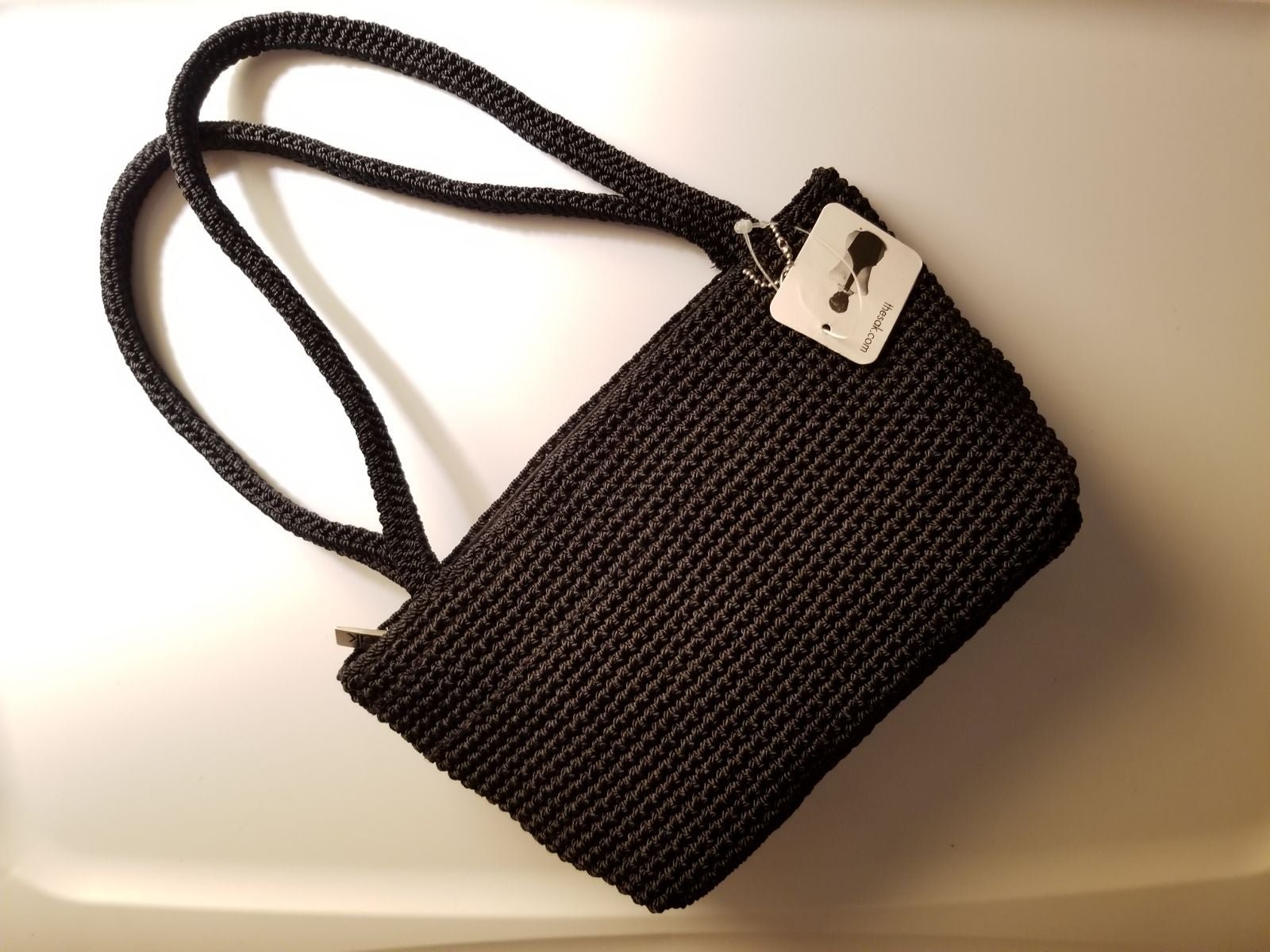 The Sak mini crocheted purse