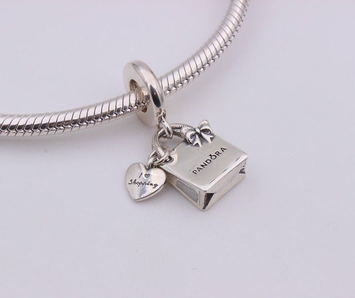 New 2021 PANDORA Shopping Bag Dangle Charm