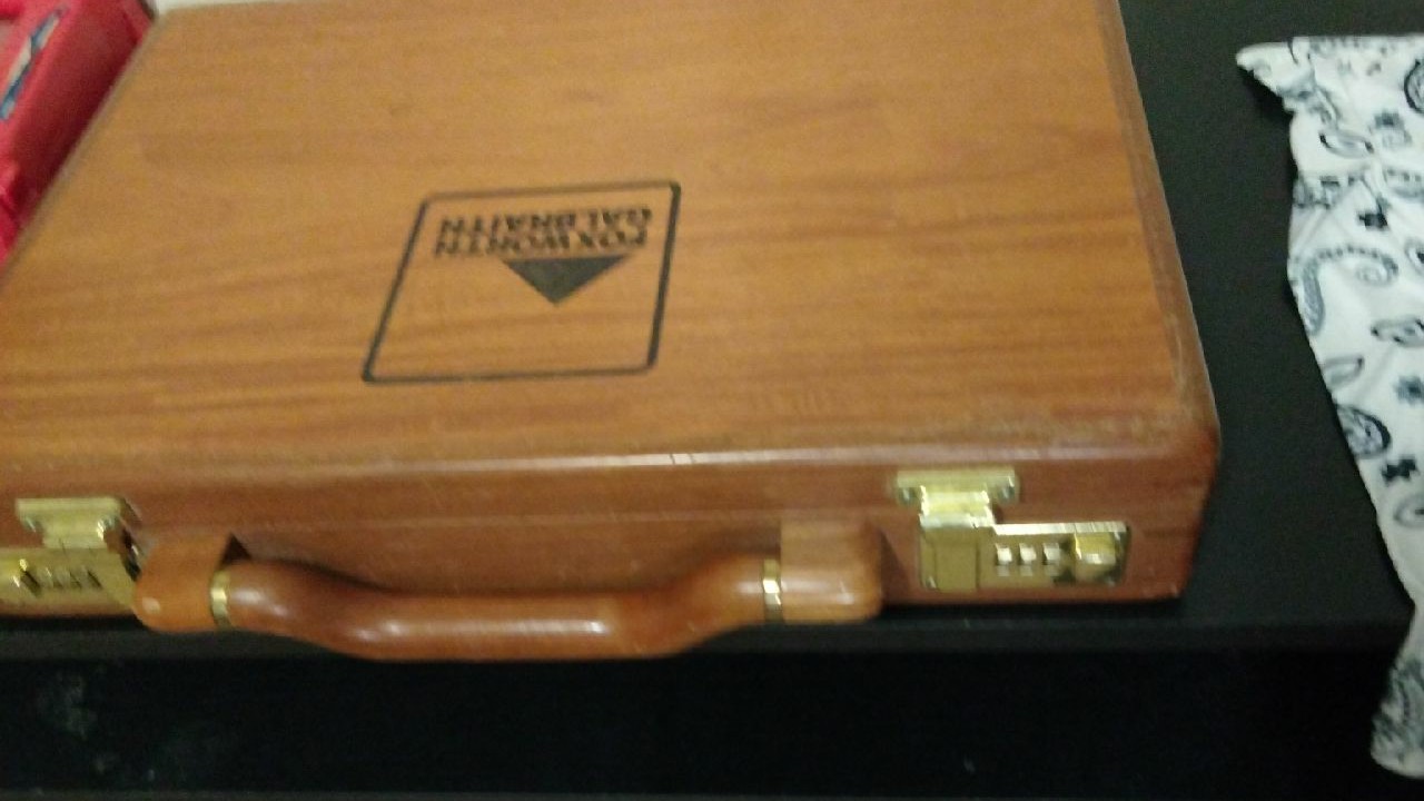 Vintage wood briefcase rare