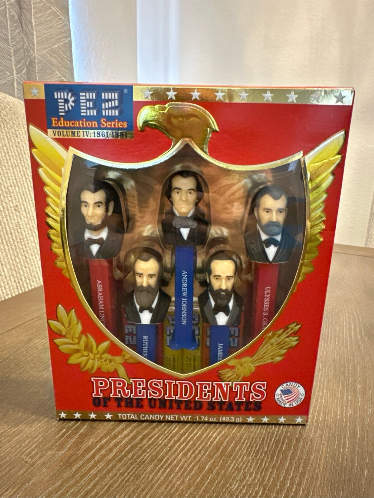 PEZ Presidents of the United States Education Series Vol IV: 1861-1881 **RARE**