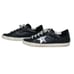 Golden Goose Black Leather Sneakers with Silver Laces